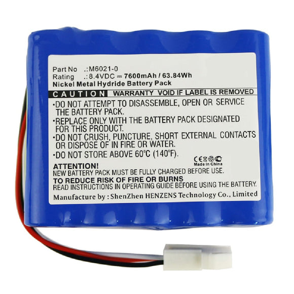 Batteries N Accessories BNA-WB-H15108 Medical Battery - Ni-MH, 8.4V, 7600mAh, Ultra High Capacity - Replacement for Mediana M6021-0 Battery