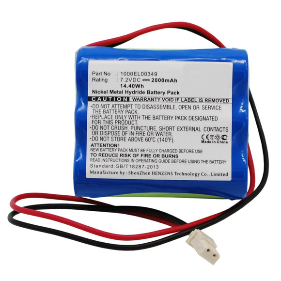 Batteries N Accessories BNA-WB-H9326 Medical Battery - Ni-MH, 7.2V, 2000mAh, Ultra High Capacity - Replacement for Alaris Medicalsystems OSA359 Battery