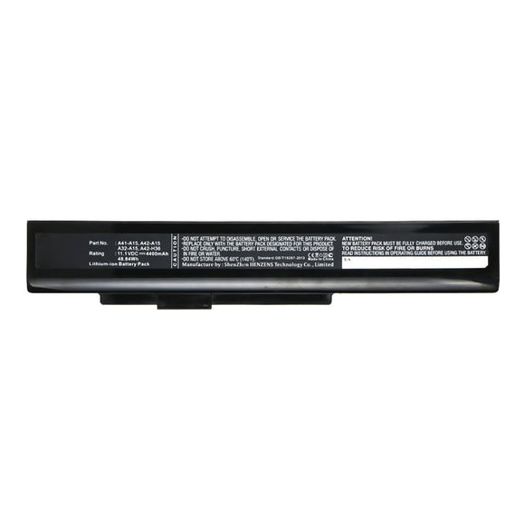 Batteries N Accessories BNA-WB-L16636 Laptop Battery - Li-ion, 11.1V, 4400mAh, Ultra High Capacity - Replacement for Medion A32-A15 Battery