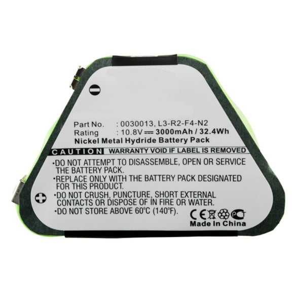 Batteries N Accessories BNA-WB-H8675 Vacuum Cleaners Battery - Ni-MH, 10.8V, 3000mAh, Ultra High Capacity Battery - Replacement for Dirt Devil 0030013, L3-R2-F4-N2 Battery