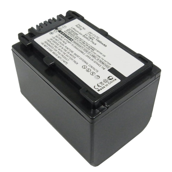 Batteries N Accessories BNA-WB-L9197 Digital Camera Battery - Li-ion, 7.4V, 1500mAh, Ultra High Capacity - Replacement for Sony NP-FV70 Battery