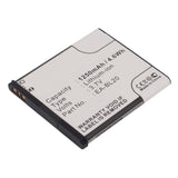 Batteries N Accessories BNA-WB-L16948 Cell Phone Battery - Li-ion, 3.7V, 1250mAh, Ultra High Capacity - Replacement for Sharp EA-BL20 Battery