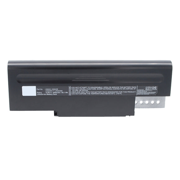 Batteries N Accessories BNA-WB-L14224 Laptop Battery - Li-ion, 14.8V, 4400mAh, Ultra High Capacity - Replacement for Uniwill 23-U74201-31 Battery