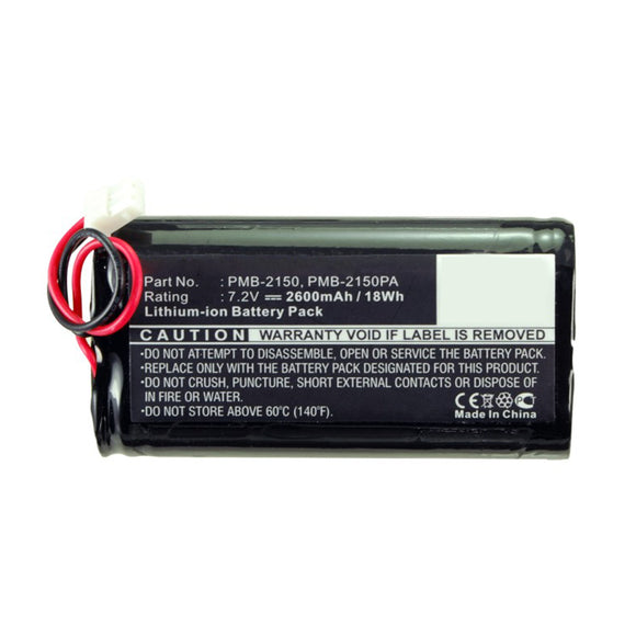 Batteries N Accessories BNA-WB-L11029 Remote Control Battery - Li-ion, 7.2V, 2600mAh, Ultra High Capacity - Replacement for DAM PMB-2150 Battery