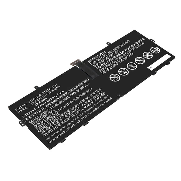 Batteries N Accessories BNA-WB-P18514 Tablet Battery - Li-Pol, 7.58V, 5100mAh, Ultra High Capacity - Replacement for Microsoft DYNZ02 Battery