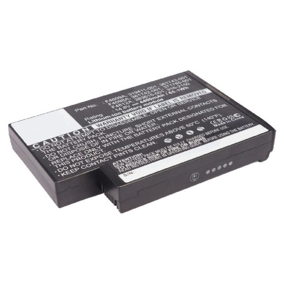 Batteries N Accessories BNA-WB-3327 Laptop Battery - li-ion, 14.8V, 4400 mAh, Ultra High Capacity Battery - Replacement for HP F4809A Battery