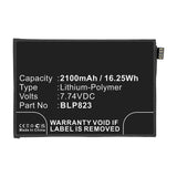Batteries N Accessories BNA-WB-P14717 Cell Phone Battery - Li-Pol, 7.74V, 2100mAh, Ultra High Capacity - Replacement for OPPO BLP823 Battery