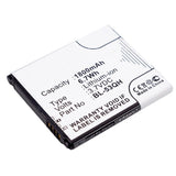 Batteries N Accessories BNA-WB-L12337 Cell Phone Battery - Li-ion, 3.7V, 1800mAh, Ultra High Capacity - Replacement for LG BL-53QH Battery