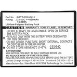 Batteries N Accessories BNA-WB-P8046 Barcode Scanner Battery - Li-Pol, 3.8V, 4000mAh, Ultra High Capacity Battery - Replacement for Honeywell 50134176-001, BAT-EDA50, BATT-EDA40-1 Battery