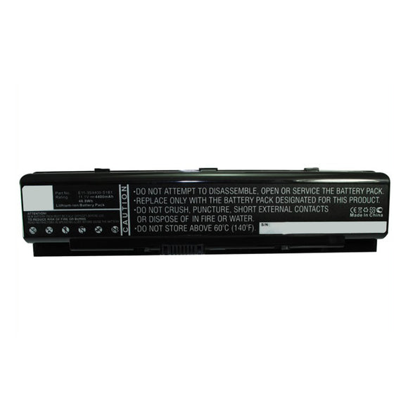 Batteries N Accessories BNA-WB-L14221 Laptop Battery - Li-ion, 11.1V, 4400mAh, Ultra High Capacity - Replacement for Uniwill E11-3S2200-B1B1 Battery
