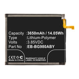 Batteries N Accessories BNA-WB-P13064 Cell Phone Battery - Li-Pol, 3.85V, 3650mAh, Ultra High Capacity - Replacement for Samsung EB-BG980ABY Battery