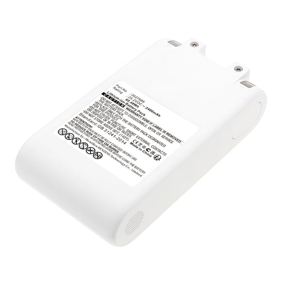 Batteries N Accessories BNA-WB-L18017 Vacuum Cleaner Battery - Li-ion, 25.2V, 2400mAh, Ultra High Capacity - Replacement for Xiaomi 3027689 Battery