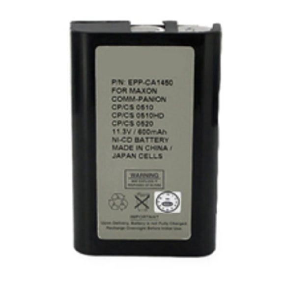 Batteries N Accessories BNA-WB-EPP-CA1450 2-Way Radio Battery - Ni-CD, 11.3V, 600 mAh, Ultra High Capacity Battery - Replacement for Maxon CA1450 Battery