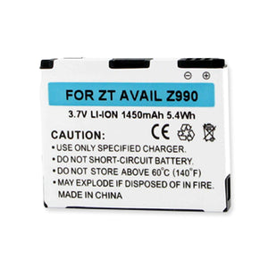 Batteries N Accessories BNA-WB-BLI-1236-1.4 Cell Phone Battery - Li-Ion, 3.7V, 1450 mAh, Ultra High Capacity Battery - Replacement for ZTE 2990 Battery