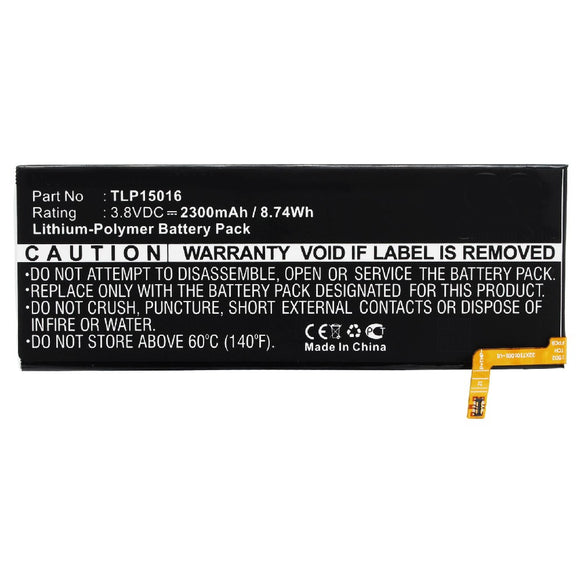 Batteries N Accessories BNA-WB-P3705 Cell Phone Battery - Li-Pol, 3.8V, 2300 mAh, Ultra High Capacity Battery - Replacement for Wiko S104-Q06000-000 Battery