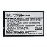 Batteries N Accessories BNA-WB-L14825 Cell Phone Battery - Li-ion, 3.7V, 500mAh, Ultra High Capacity - Replacement for Philips AB0890CWM Battery