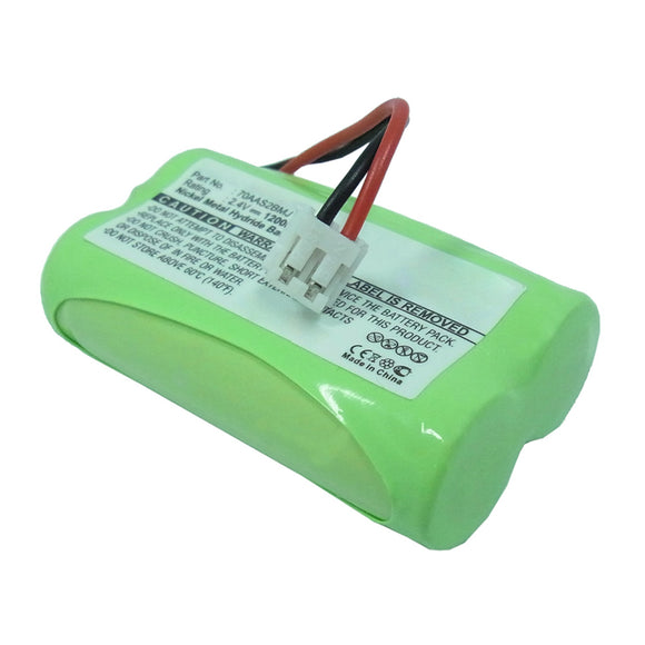 Batteries N Accessories BNA-WB-H15698 Cordless Phone Battery - Ni-MH, 2.4V, 1200mAh, Ultra High Capacity - Replacement for GP 60AAS2BMJ Battery