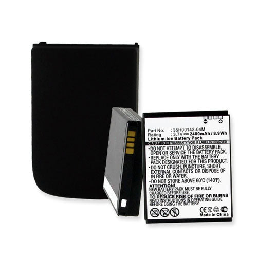 Batteries N Accessories BNA-WB-BLI 1214-2.4 Cell Phone Battery - Li-Ion, 3.7V, 2400 mAh, Ultra High Capacity Battery - Replacement for HTC 35H00142-02M Battery