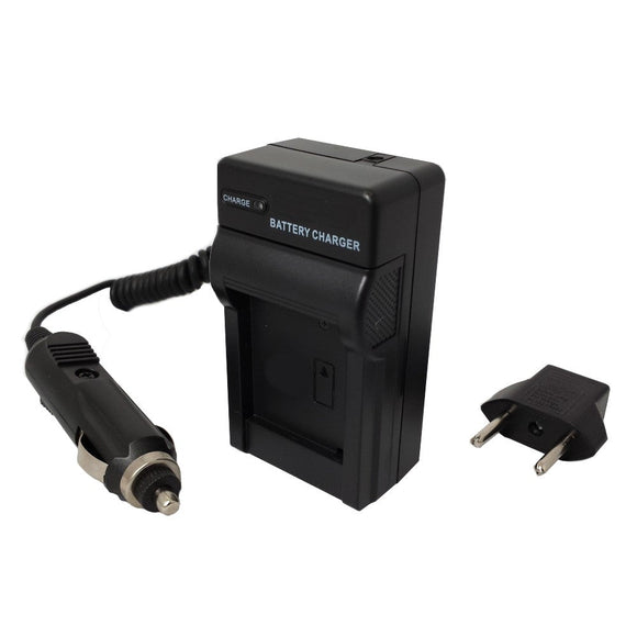 Batteries N Accessories BNA-WB-1575 Digital Camera Charger, Compatible with Panasonic DMW-BLK22, DMW-BLK22GK Battery - With Fold-In Wall Plug, Car & EU Adapters - Replacement For Panasonic DMW-BTC15 Charger