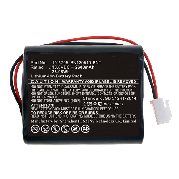 Batteries N Accessories BNA-WB-L10812 Medical Battery - Li-ion, 10.8V, 2600mAh, Ultra High Capacity - Replacement for Bionet BN130510-BNT Battery