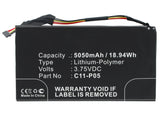 Batteries N Accessories BNA-WB-P5137 Tablets Battery - Li-Pol, 3.75V, 5050 mAh, Ultra High Capacity Battery - Replacement for Asus C11-P05 Battery