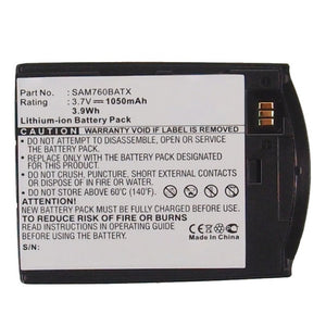 Batteries N Accessories BNA-WB-L12969 Cell Phone Battery - Li-ion, 3.7V, 1050mAh, Ultra High Capacity - Replacement for Samsung ABC760ADZBSTD Battery