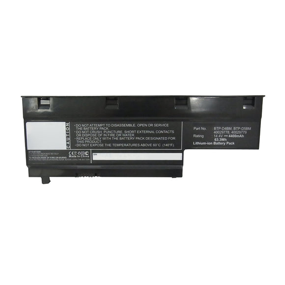 Batteries N Accessories BNA-WB-L15063 Laptop Battery - Li-ion, 14.4V, 4400mAh, Ultra High Capacity - Replacement for Medion 40029778 Battery