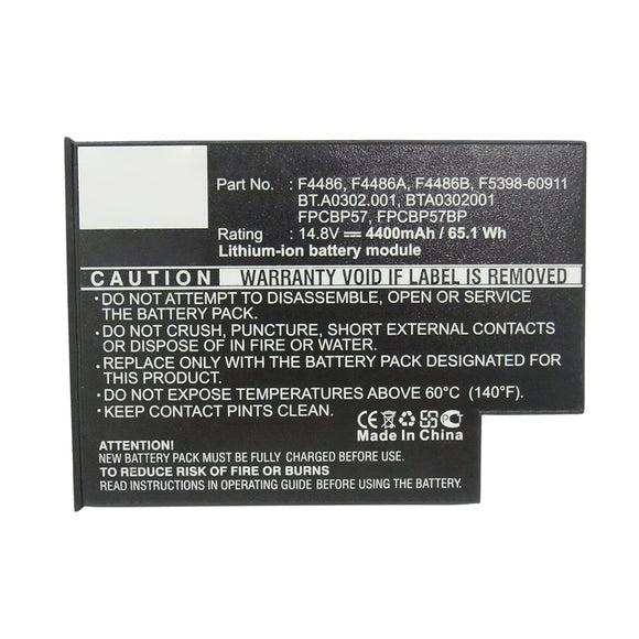 Batteries N Accessories BNA-WB-L15844 Laptop Battery - Li-ion, 14.8V, 4400mAh, Ultra High Capacity - Replacement for Acer BTA0302001 Battery