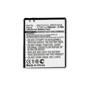 Batteries N Accessories BNA-WB-BLI-1041-1.5 Cell Phone Battery - Li-Ion, 3.7V, 1550 mAh, Ultra High Capacity Battery - Replacement for Samsung GALAXY S Battery