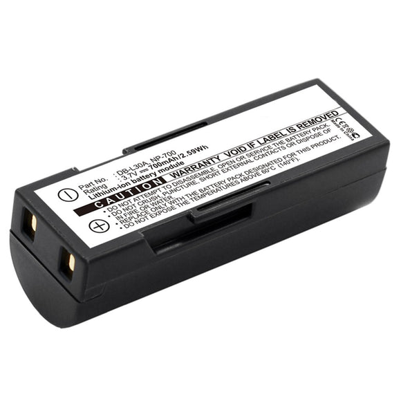 Batteries N Accessories BNA-WB-L9013 Digital Camera Battery - Li-ion, 3.7V, 700mAh, Ultra High Capacity - Replacement for Minolta NP-700 Battery
