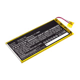 Batteries N Accessories BNA-WB-P15403 Tablet Battery - Li-Pol, 3.7V, 3000mAh, Ultra High Capacity - Replacement for PBS NV3854120 Battery