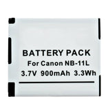 Batteries N Accessories BNA-WB-NB11L Digital Camera Battery - li-ion, 3.7V, 900 mAh, Ultra High Capacity Battery - Replacement for Canon NB-11L Battery