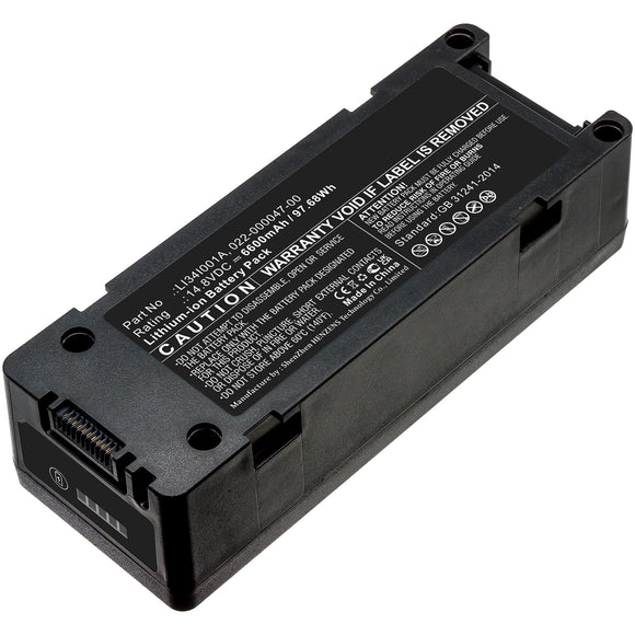 Batteries N Accessories BNA-WB-L9428 Medical Battery - Li-ion, 14.8V, 6600mAh, Ultra High Capacity - Replacement for Mindray LI341001A, Battery