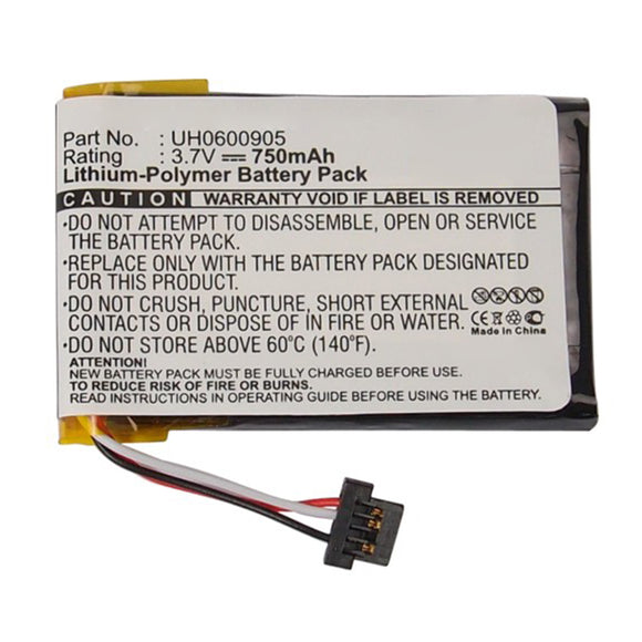 Batteries N Accessories BNA-WB-P15042 GPS Battery - Li-Pol, 3.7V, 750mAh, Ultra High Capacity - Replacement for Navigon UH0600905 Battery