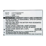 Batteries N Accessories BNA-WB-L14119 Cell Phone Battery - Li-ion, 3.7V, 1400mAh, Ultra High Capacity - Replacement for ZTE Li3715T42P3h654353 Battery