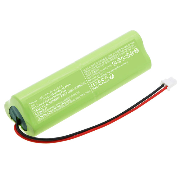 Batteries N Accessories BNA-WB-H17916 Emergency Lighting Battery - Ni-MH, 7.2V, 2000mAh, Ultra High Capacity - Replacement for Kern KB-A01N Battery