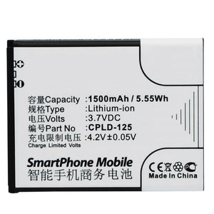 Batteries N Accessories BNA-WB-L3228 Cell Phone Battery - Li-Ion, 3.7V, 1500 mAh, Ultra High Capacity Battery - Replacement for Coolpad CPLD-125 Battery