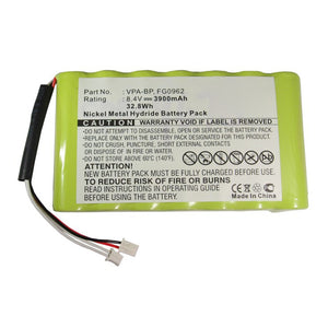Batteries N Accessories BNA-WB-H15734 Equipment Battery - Ni-MH, 8.4V, 3900mAh, Ultra High Capacity - Replacement for AMX VPA-BP Battery
