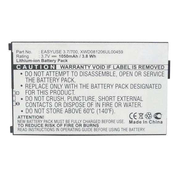 Batteries N Accessories BNA-WB-L10155 Cell Phone Battery - Li-ion, 3.7V, 1050mAh, Ultra High Capacity - Replacement for Doro DBK-700 Battery