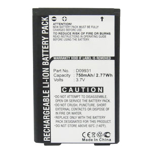 Batteries N Accessories BNA-WB-L16525 Cell Phone Battery - Li-ion, 3.7V, 750mAh, Ultra High Capacity - Replacement for Sagem SANA-SN3 Battery