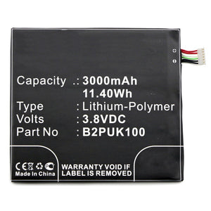 Batteries N Accessories BNA-WB-P3335 Cell Phone Battery - Li-Pol, 3.8V, 3000 mAh, Ultra High Capacity Battery - Replacement for HTC 35H00258-00M Battery