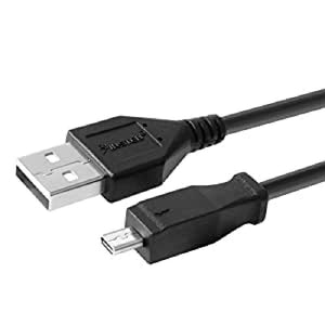 Batteries N Accessories BNA-WB-USBU8 3 Ft. USB Type-A To USB U8 Cable, for Kodak Cameras, Black