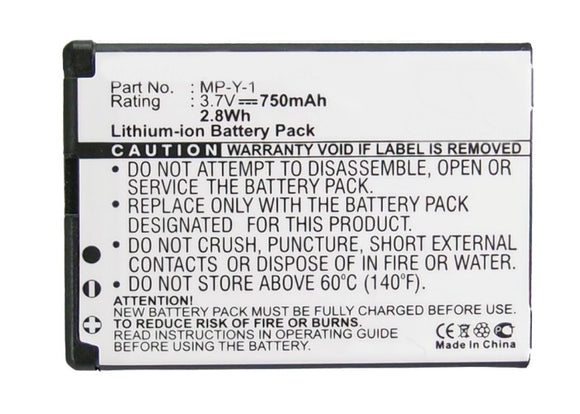 Batteries N Accessories BNA-WB-L3475 Cell Phone Battery - Li-Ion, 3.7V, 750 mAh, Ultra High Capacity Battery - Replacement for Myphone BAT05BPR Battery