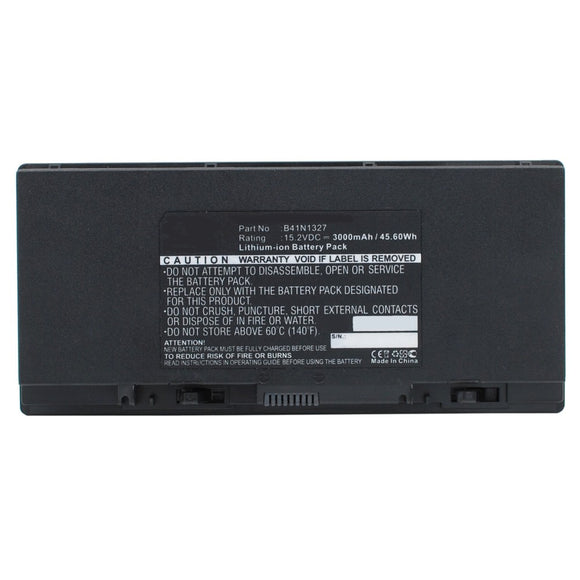 Batteries N Accessories BNA-WB-L10399 Laptop Battery - Li-ion, 15.2V, 3000mAh, Ultra High Capacity - Replacement for Asus B41N1327 Battery