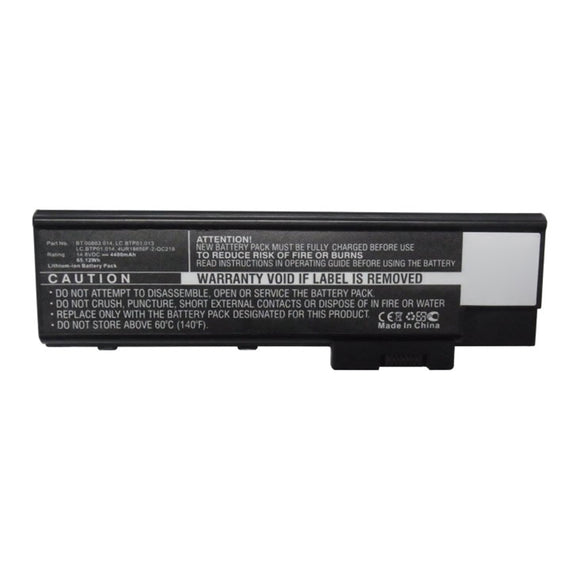 Batteries N Accessories BNA-WB-L15795 Laptop Battery - Li-ion, 14.8V, 4400mAh, Ultra High Capacity - Replacement for Acer 4UR18650F-2-QC218 Battery