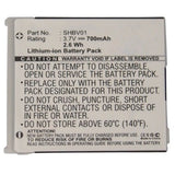 Batteries N Accessories BNA-WB-L13190 Cell Phone Battery - Li-ion, 3.7V, 700mAh, Ultra High Capacity - Replacement for Sharp SHBV01 Battery