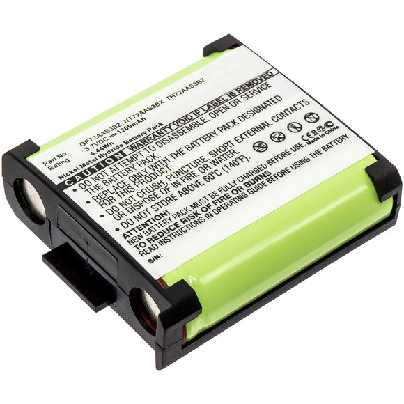 Batteries N Accessories BNA-WB-H463 Cordless Phones Battery - Ni-MH, 3.6, 1200mAh, Ultra High Capacity Battery - Replacement for GE 2-9005, BT-38 Battery