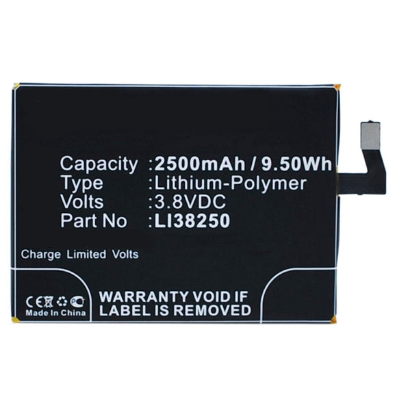 Batteries N Accessories BNA-WB-P3309 Cell Phone Battery - Li-Pol, 3.8V, 2500 mAh, Ultra High Capacity Battery - Replacement for Hisense LI38250 Battery