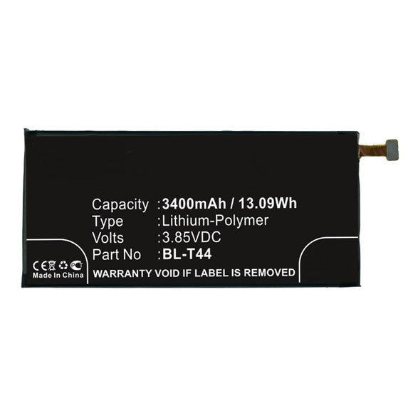 Batteries N Accessories BNA-WB-P8323 Cell Phone Battery - Li-Pol, 3.85V, 3400mAh, Ultra High Capacity Battery - Replacement for LG BL-T44, EAC64518701, EAC64538301 Battery