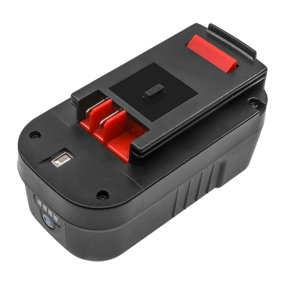 Batteries N Accessories BNA-WB-L17207 Power Tool Battery - Li-ion, 18V, 2000mAh, Ultra High Capacity - Replacement for Black & Decker HPB18-OPE Battery